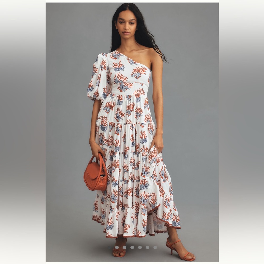 Anthropologie Priya Israni puff sleeve Dress